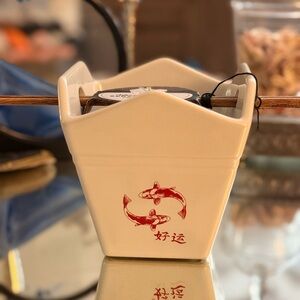 Lucky Fush Ceramic Takeout Box